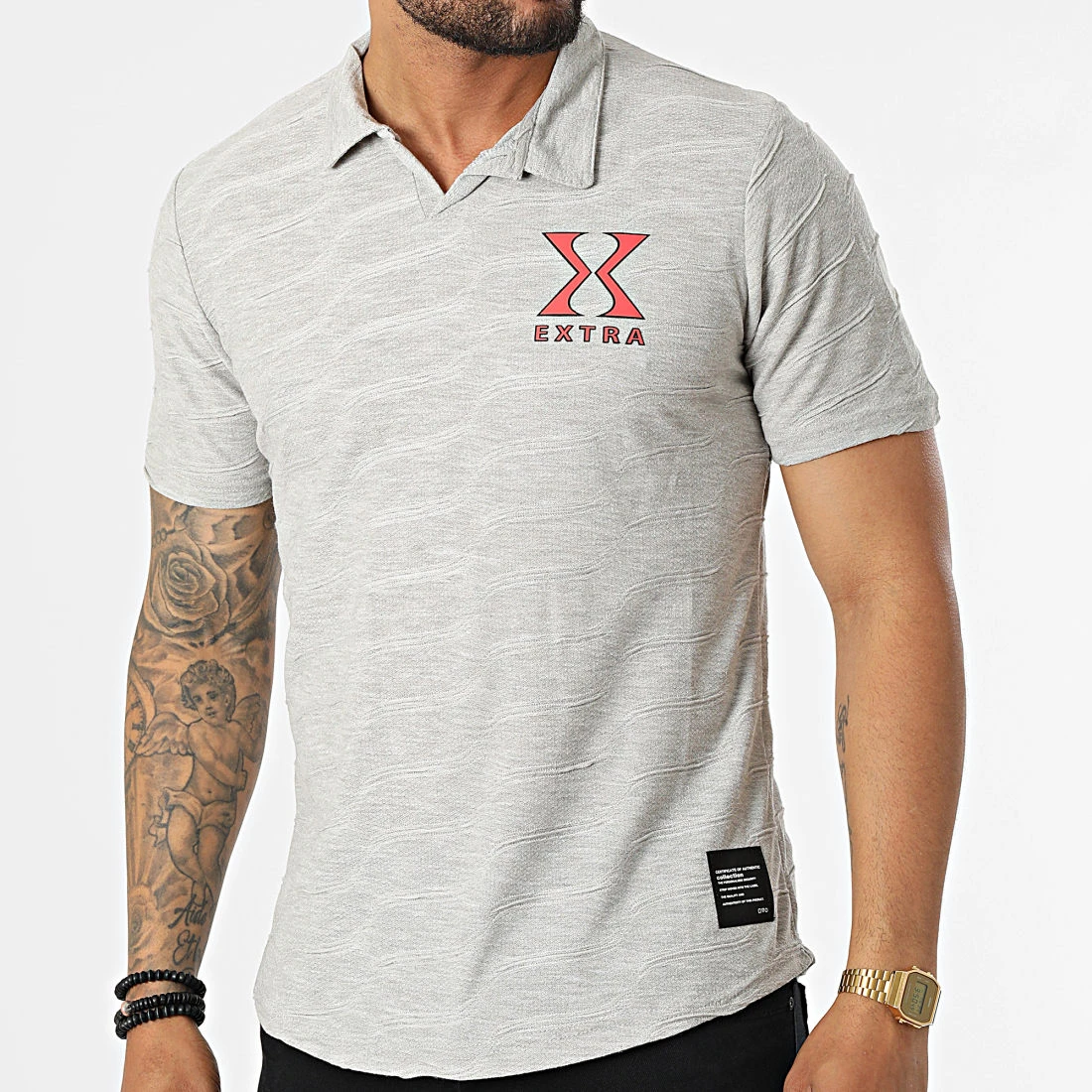 Nouveau ⭐ Tee 😀 Shirt EXO402 Gris de Classic Series 🧨 5 Nouveau ⭐ Tee 😀 Shirt EXO402 Gris de Classic Series 🧨 – Image 3