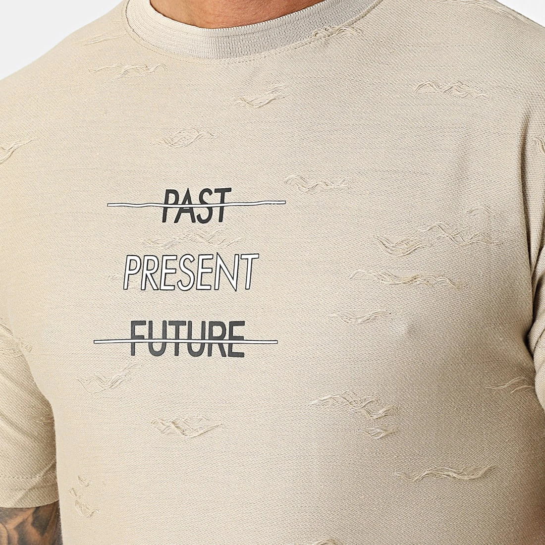 Budget 👏 Tee Shirt EXO301 Beige de Classic Series 🔔 4 Budget 👏 Tee Shirt EXO301 Beige de Classic Series 🔔 – Image 2