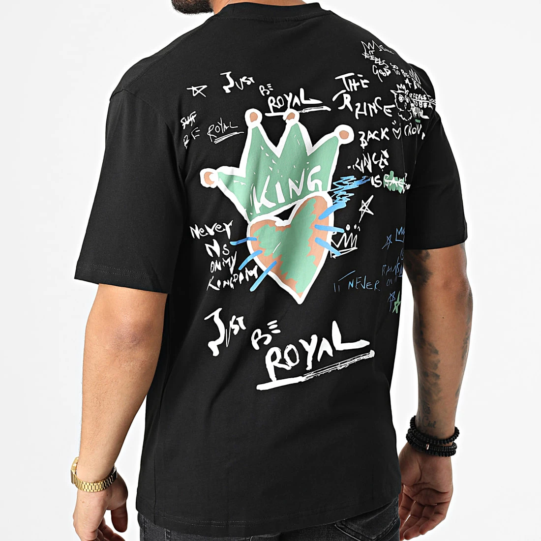 Promo 🛒 Tee Shirt EX516 Noir de Classic Series ⭐ 3 Promo 🛒 Tee Shirt EX516 Noir de Classic Series ⭐