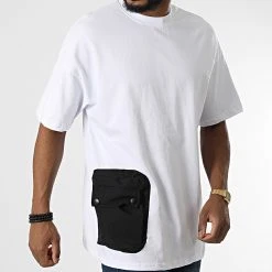 Coupon 🔥 Tee Shirt Oversize Large A Poche 22-Y111 Blanc de Classic Series ❤️ -HautStyle Boutique classic series 324276 22 Y111 BEYAZ 20220617T153446 03