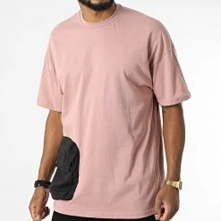 Offres ✨ Tee 🧨 Shirt Oversize Large A Poche 22-Y111 Rose de Classic Series 🎉 -HautStyle Boutique classic series 324277 22 Y111 SOMON 20220620T154214 04