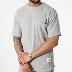 Coupon 🤩 Ensemble Tee ❤️ Shirt Poche Et Pantalon Jogging PP017-PPE004 Gris de Classic Series ✨ -HautStyle Boutique classic series 324304 PP017 PPE004 GREY 20220624T150620 03