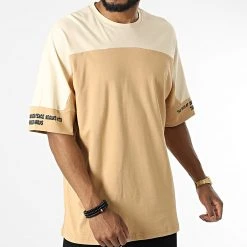 Budget 🤩 Tee Shirt Oversize Large 22-Y213 Beige de Classic Series 🥰 -HautStyle Boutique classic series 324345 22 Y213 TAN 20220620T153043 03