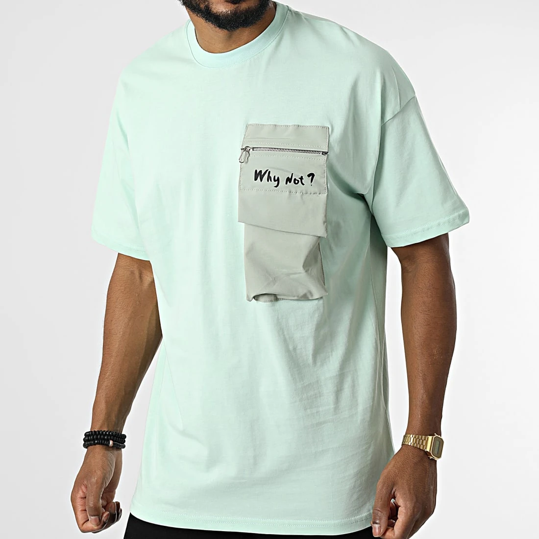 Budget 🎁 Tee Shirt Poche 22-Y285 Vert de Classic Series ❤️ 3 Budget 🎁 Tee Shirt Poche 22-Y285 Vert de Classic Series ❤️