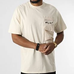 Offres 🌟 Tee Shirt Poche 22-Y285 Beige de Classic Series 🎉 -HautStyle Boutique classic series 324366 22 Y285 BEIGE 20220617T154843 03