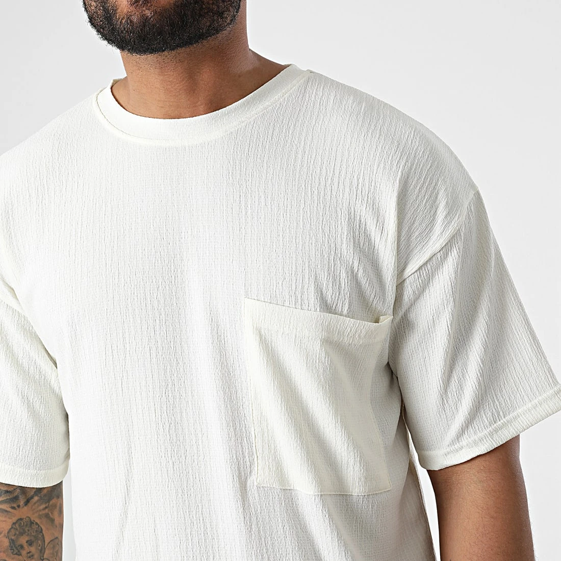 Sortie 👍 Ensemble Tee ⌛ Shirt Poche Et Pantalon Jogging PP017-PPE004 Blanc de Classic Series ❤️ 4 Sortie 👍 Ensemble Tee ⌛ Shirt Poche Et Pantalon Jogging PP017-PPE004 Blanc de Classic Series ❤️ – Image 2