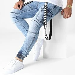 Acheter 🤩 Jogger Pant Jean E9651 Bleu Denim de Classic Series 🤩 -HautStyle Boutique classic series 325495 E9651 20220706T155826 03