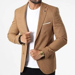 Grosses soldes ✔️ Veste Blazer X-6019 Camel de Classic Series 👏