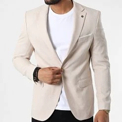 Promo ⭐ Veste Blazer X-6019 Beige de Classic Series ⭐ 8 Promo ⭐ Veste Blazer X-6019 Beige de Classic Series ⭐ -HautStyle Boutique classic series 325880 X 6019 BEIGE CLAIR 20220630T142629 03