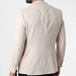 Promo ⭐ Veste Blazer X-6019 Beige de Classic Series ⭐ 9 Promo ⭐ Veste Blazer X-6019 Beige de Classic Series ⭐ -HautStyle Boutique classic series 325880 X 6019 BEIGE CLAIR 20220630T142630 04