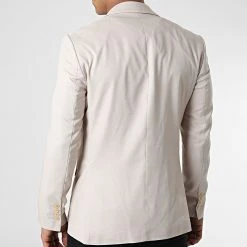 Bon marché ⭐ Veste Blazer X-9404 Beige de Classic Series 🔥 -HautStyle Boutique classic series 325929 X 9404 BEIGE 20220704T155859 04