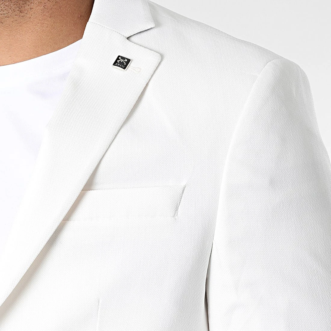 Bon marché ❤️ Veste Blazer X-9404 Blanc de Classic Series ✔️ 4 Bon marché ❤️ Veste Blazer X-9404 Blanc de Classic Series ✔️ – Image 2