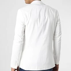 Bon marché ❤️ Veste Blazer X-9404 Blanc de Classic Series ✔️ 9 Bon marché ❤️ Veste Blazer X-9404 Blanc de Classic Series ✔️ -HautStyle Boutique classic series 325930 X 9404 WHITE 20220704T160134 04