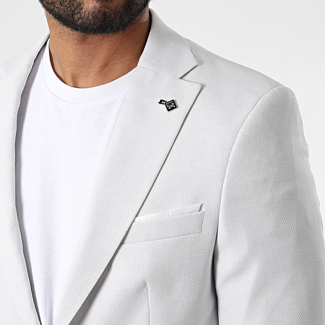 Top 10 😍 Veste Blazer X-6019 Blanc de Classic Series ⭐ 4 Top 10 😍 Veste Blazer X-6019 Blanc de Classic Series ⭐ – Image 2