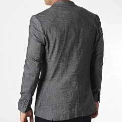 Meilleur prix 🎁 Veste Blazer X-4952 Gris Anthracite de Classic Series 💯 -HautStyle Boutique classic series 325949 X 4952 BLACK 20220704T155949 04