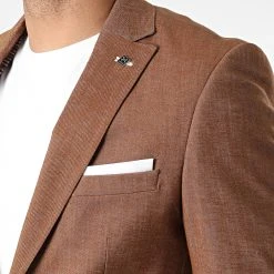 Sortie 🎁 Veste Blazer X-4952 Marron de Classic Series ⭐ -HautStyle Boutique classic series 325952 X 4952 TABAC 20220704T155930 02