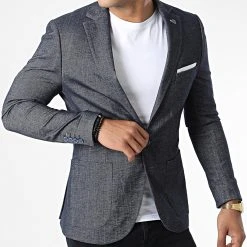 Le moins cher ✨ Veste Blazer X-4952 Bleu Marine de Classic Series 💯 -HautStyle Boutique classic series 325954 X 4952 NAVY 20220704T160019 03