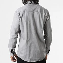 Meilleur prix ✔️ Chemise Manches Longues W-323 Gris de Classic Series 😉 -HautStyle Boutique classic series 325973 W 323 GRIS 20220701T151837 04