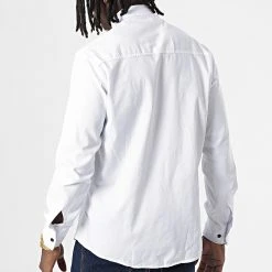 Meilleure affaire 🔔 Chemise Manches Longues W-323 Blanc de Classic Series 🎉 -HautStyle Boutique classic series 325975 W 323 BLANC 20220707T155319 04