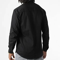 Offres 🥰 Chemise Manches Longues Col Mao W-324 Noir de Classic Series 🔔 -HautStyle Boutique classic series 325984 W 324 NOIR 20220701T150822 04