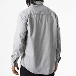 Vente flash 🔔 Chemise Manches Longues Col Mao W-324 Gris de Classic Series 💯 -HautStyle Boutique classic series 326017 W 324 GRIS 20220701T152217 04