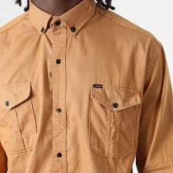 Promo ✔️ Chemise Manches Longues W-323 Camel de Classic Series ✨ -HautStyle Boutique classic series 326034 W 323 CAMEL 20220701T152048 02