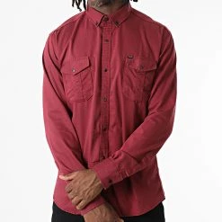 Acheter 🌟 Chemise Manches Longues W-323 Bordeaux de Classic Series 💯