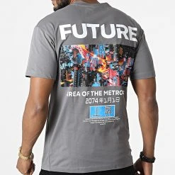 De gros 🔔 Tee Shirt G22-726 Gris de Classic Series 🎉