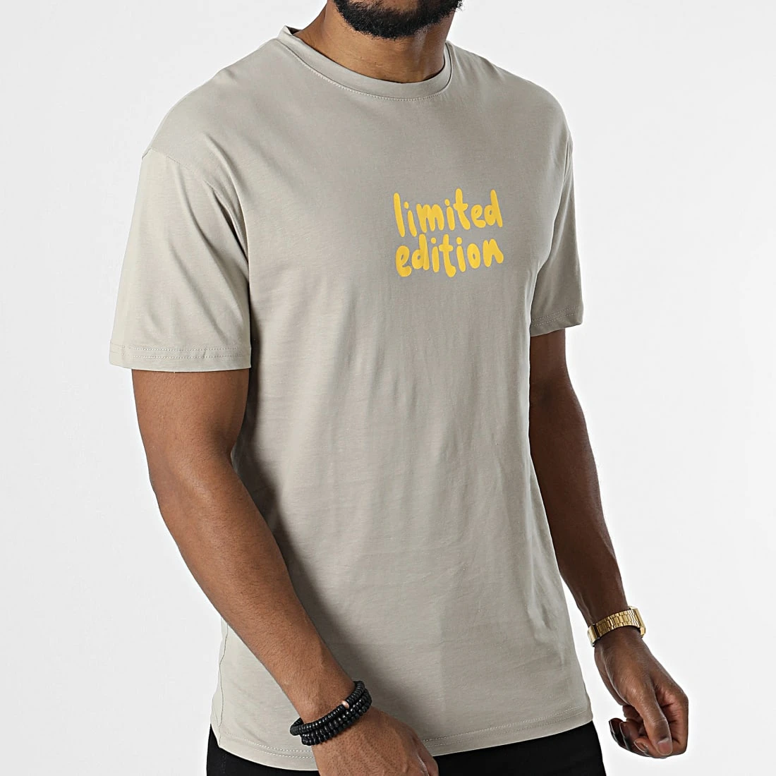 Vente flash 🤩 Tee Shirt G22-6697 Beige de Classic Series 🧨 5 Vente flash 🤩 Tee Shirt G22-6697 Beige de Classic Series 🧨 – Image 3