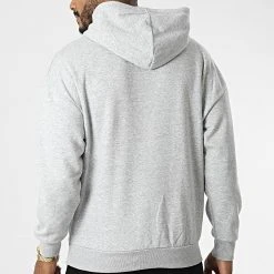 Bon marché ⭐ Sweat Capuche F2553 Gris Chiné de Classic Series 🧨 -HautStyle Boutique classic series 328438 F2553 LTGREY 20220720T151919 04