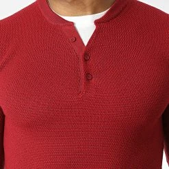Nouveau 🔔 Sweat Crewneck HHL8842 Rouge de Classic Series ❤️ -HautStyle Boutique classic series 328453 HHL8842 18 20220720T151730 02