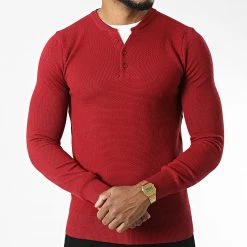Nouveau 🔔 Sweat Crewneck HHL8842 Rouge de Classic Series ❤️ -HautStyle Boutique classic series 328453 HHL8842 18 20220720T151732 03