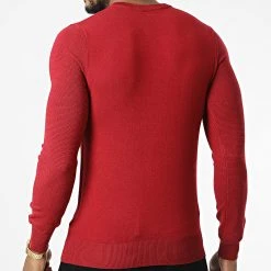 Nouveau 🔔 Sweat Crewneck HHL8842 Rouge de Classic Series ❤️ -HautStyle Boutique classic series 328453 HHL8842 18 20220720T151733 04