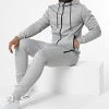 Sortie ✔️ Ensemble Veste Zippée Capuche Et Pantalon Jogging 2935 Gris Chiné de Classic Series ✔️ -HautStyle Boutique classic series 328454 W 2935 GREY 20220726T091057 01