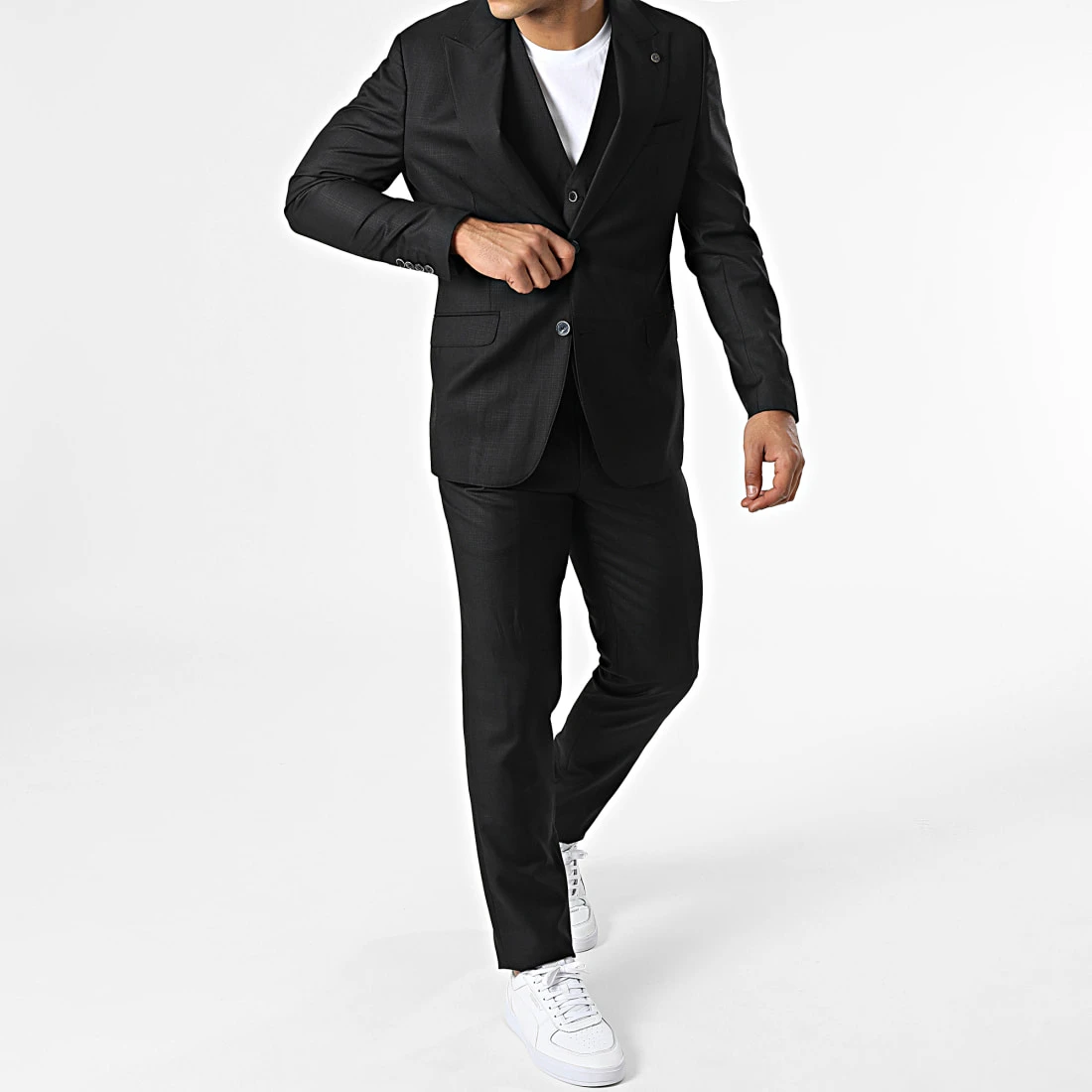 Meilleure vente 😍 Ensemble Costume 3 Pièces 11624 Noir de Classic Series ⭐ 2 Meilleure vente 😍 Ensemble Costume 3 Pièces 11624 Noir de Classic Series ⭐