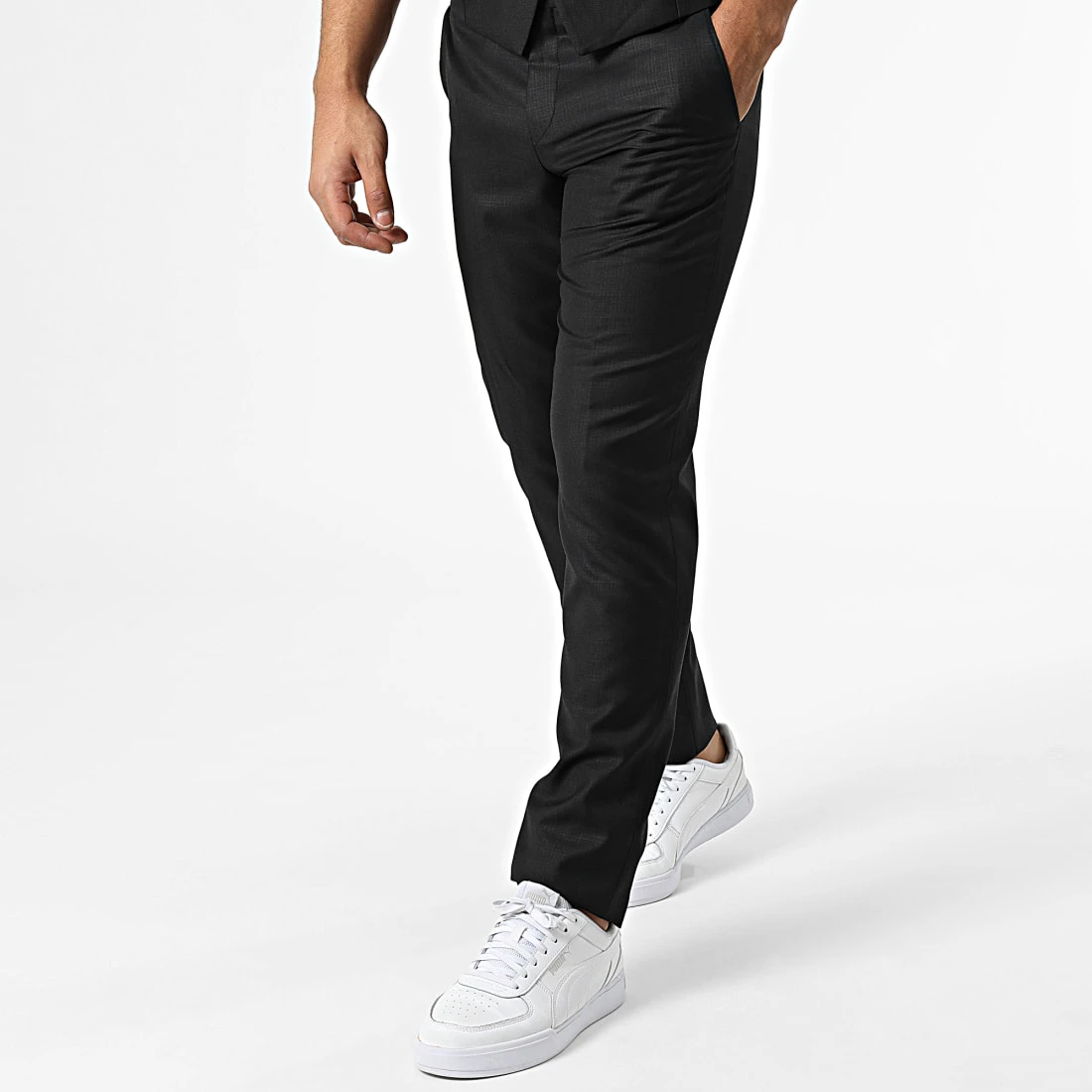 Meilleure vente 😍 Ensemble Costume 3 Pièces 11624 Noir de Classic Series ⭐ 5 Meilleure vente 😍 Ensemble Costume 3 Pièces 11624 Noir de Classic Series ⭐ – Image 4