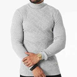 Meilleur prix 😀 Pull Col Roulé 2552 Gris de Classic Series 🌟 8 Meilleur prix 😀 Pull Col Roulé 2552 Gris de Classic Series 🌟 -HautStyle Boutique classic series 329215 2552 GREY 20220726T110226 03