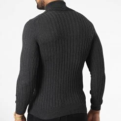 Nouveau 🤩 Pull Col Roulé 2433 Gris Anthracite de Classic Series ✔️ -HautStyle Boutique classic series 329217 2433 ANTHRACITE 20220726T110326 04