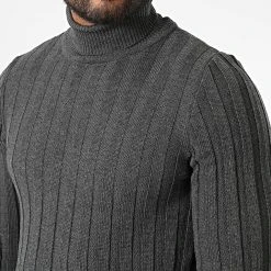 Budget 🎁 Pull Col Roulé 2300 Gris Anthracite de Classic Series ❤️ -HautStyle Boutique classic series 329218 2300 ANTHRACITE 20220726T110253 02