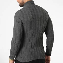 Budget 🎁 Pull Col Roulé 2300 Gris Anthracite de Classic Series ❤️ -HautStyle Boutique classic series 329218 2300 ANTHRACITE 20220726T110256 04