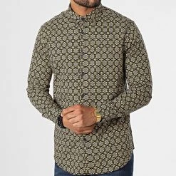 De gros 🤩 Chemise Manches Longues 7716 Noir Jaune de Classic Series 💯 -HautStyle Boutique classic series 329276 7716 BLUE 20220728T142050 03