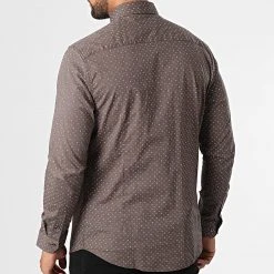 Sortie ❤️ Chemise Manches Longues 7717 Marron de Classic Series 🧨 -HautStyle Boutique classic series 329277 7717 MORO 6 20220728T095636 04