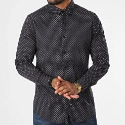 Meilleur prix ✔️ Chemise Manches Longues 7717 Noir de Classic Series 😀 -HautStyle Boutique classic series 329278 7717 BLACK 1 20220728T142249 03