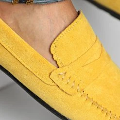 Sortie ⌛ Mocassins ZD001 Jaune de Classic Series 🥰 -HautStyle Boutique classic series 329320 ZD001 YELLOW 20220727T155949 02