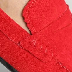 Grosses soldes ❤️ Mocassins ZD001 Rouge de Classic Series 💯 -HautStyle Boutique classic series 329327 ZD001 RED 20220817T095506 02