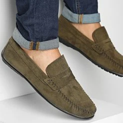 Top 10 🌟 Mocassins ZD001 Vert Kaki de Classic Series 👍