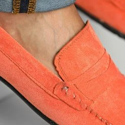 Le moins cher ⭐ Mocassins ZD001 Orange de Classic Series ✔️ -HautStyle Boutique classic series 329346 ZD001 ORANGE 20220727T155706 02