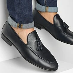 De gros 🔔 Mocassins Dep 970 Bleu Marine de Classic Series ❤️