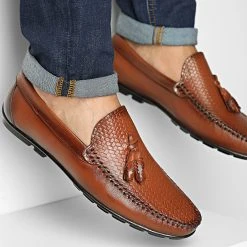 De gros ⭐ Mocassins 01 Marron de Classic Series 🎁
