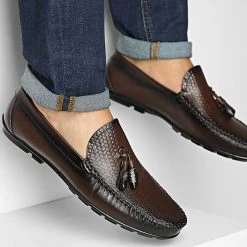 Bon marché 🤩 Mocassins 01 Marron de Classic Series ⌛